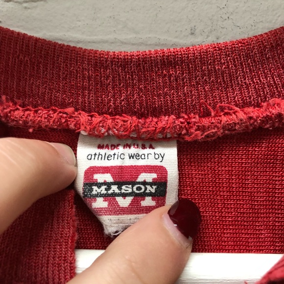 Vintage Yamaha T-shirt 1970's Red Size XS - Picture 5 of 9